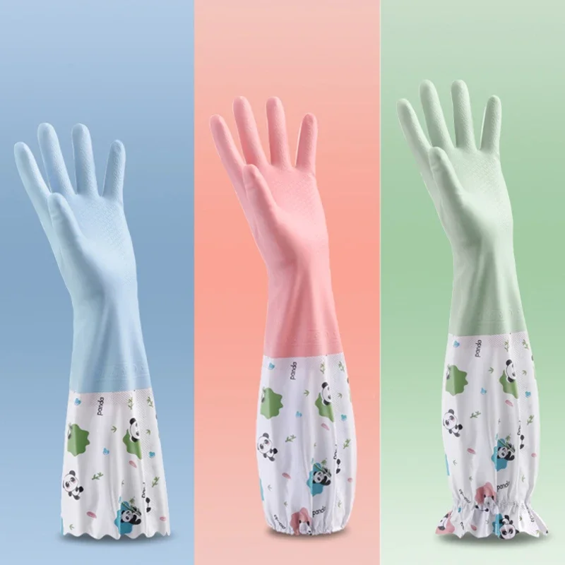 Dish Glove Rubber - Women's Kitchen Gloves - Durable, Extended
