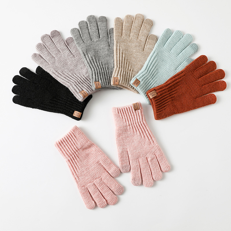 Women Winter Thickened Fleece  - огляд і ціна Wool Glove Lined