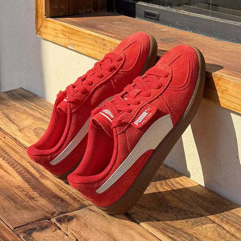 New PUMA Palermo Red Suede Sne - огляд і ціна Puma Shoes Suede Classic