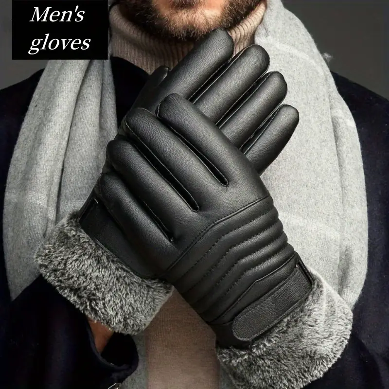 Leather Gloves Winter Warm Tou - огляд і ціна Leather Driving Glove