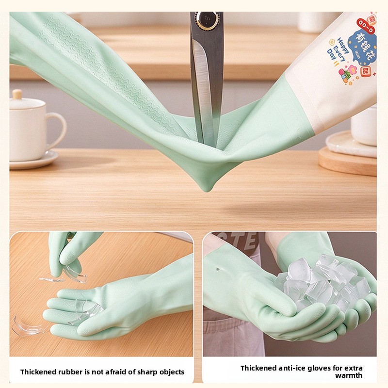 Extra Long Dishwashing Gloves  - огляд і ціна Dish Glove Rubber