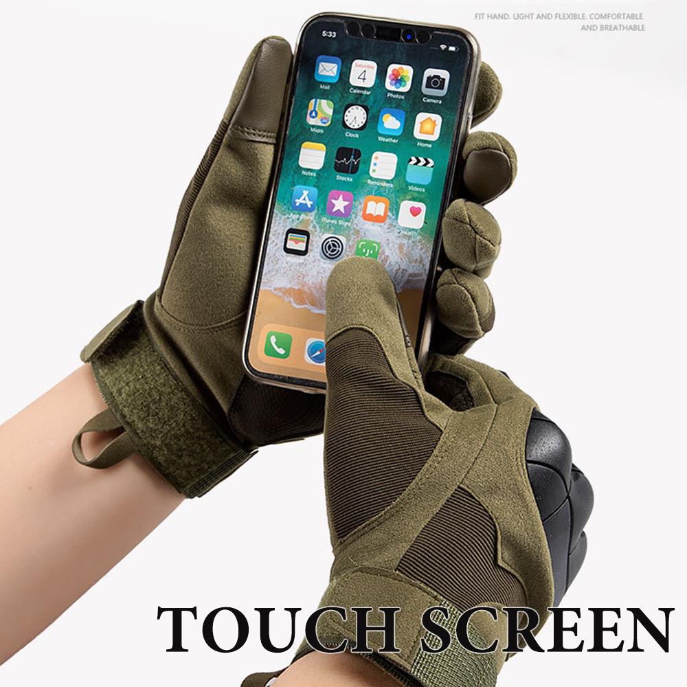 Motorcycle Gloves Men Touch Sc - огляд і ціна Leather Driving Glove