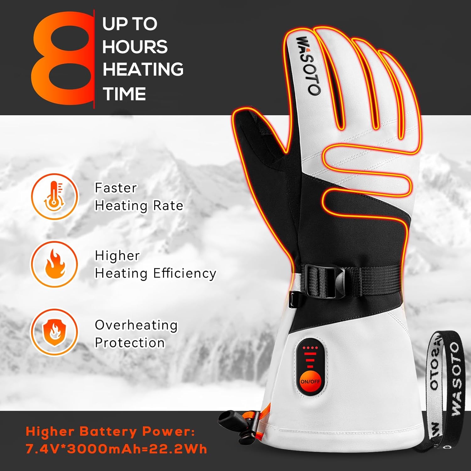 Professional USB Rechargeable  - огляд і ціна Ski Glove Waterproof