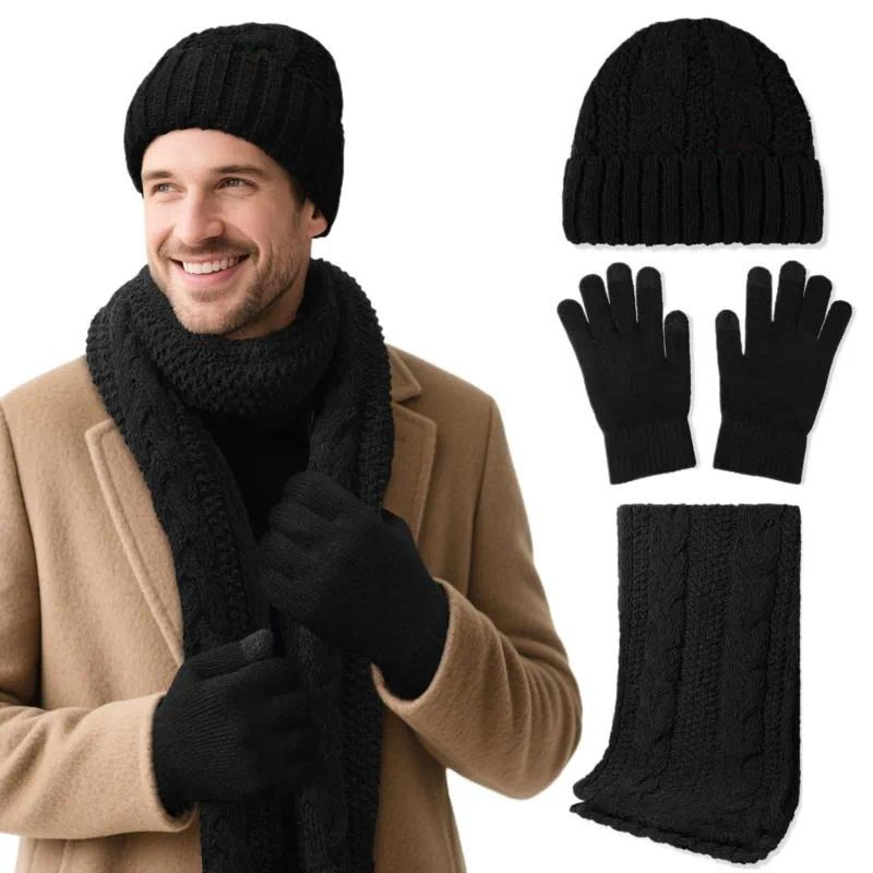 Winter Wool Hat Scarf Gloves S - огляд і ціна Wool Glove Lined